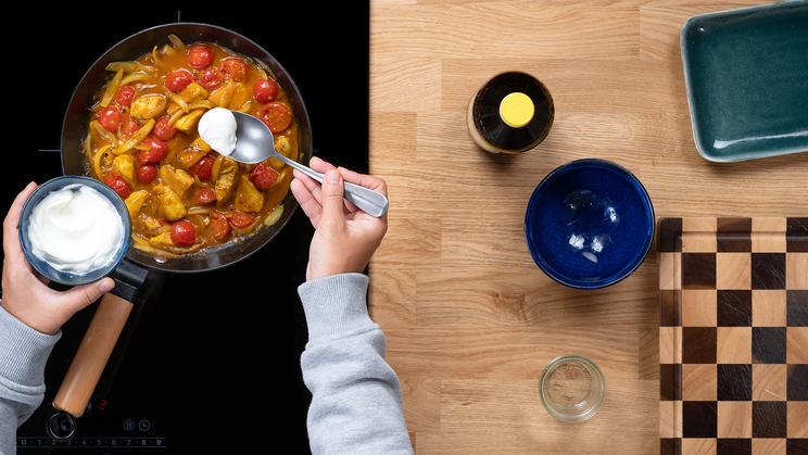 Joghurt-Curry-Hähnchen