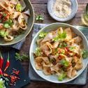 Reispapier Nudel Salat Honey Sesame Style