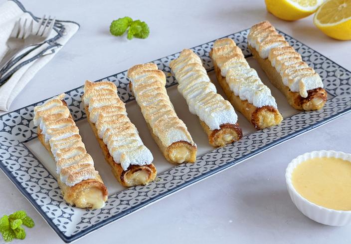 Rollitos de Torrija Lemon Pie en Freidora de Aire