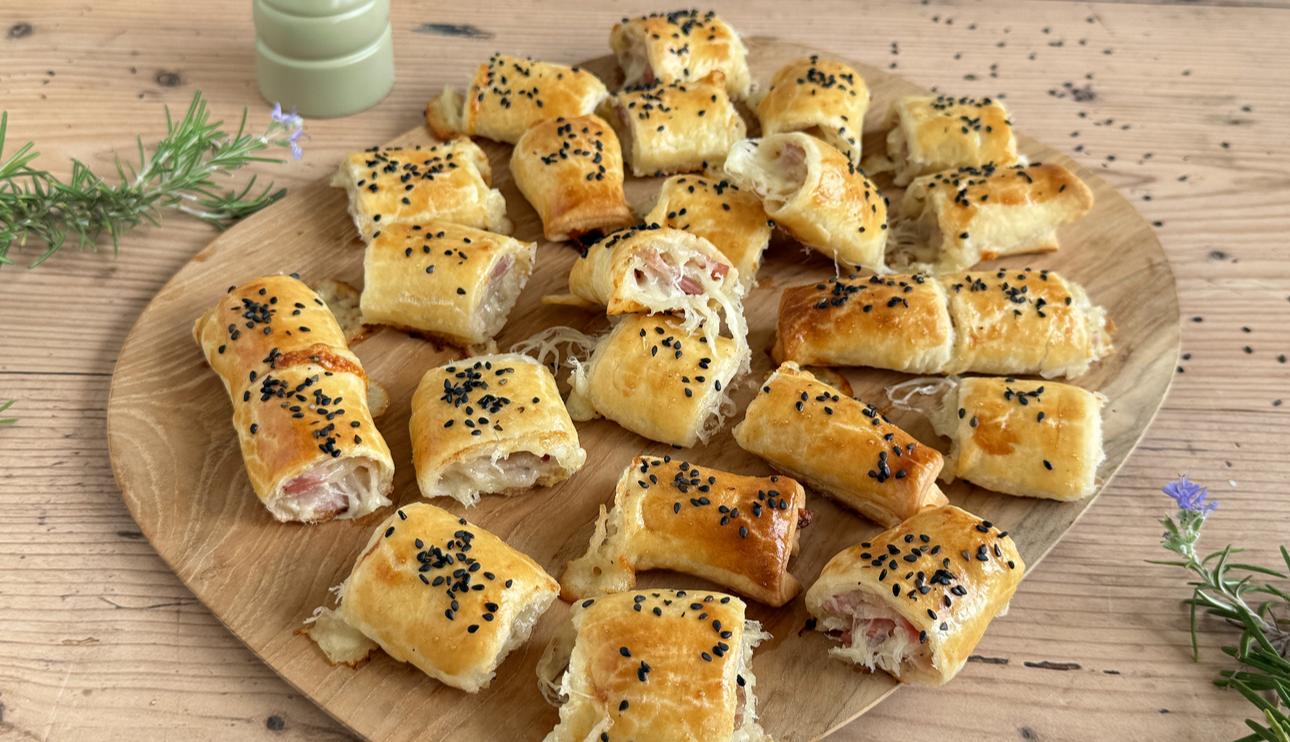 Saladitos cremosos de panceta y queso