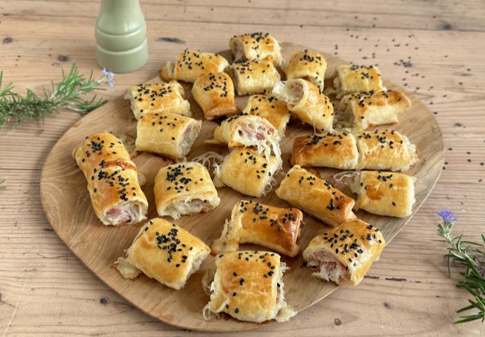 Saladitos cremosos de panceta y queso
