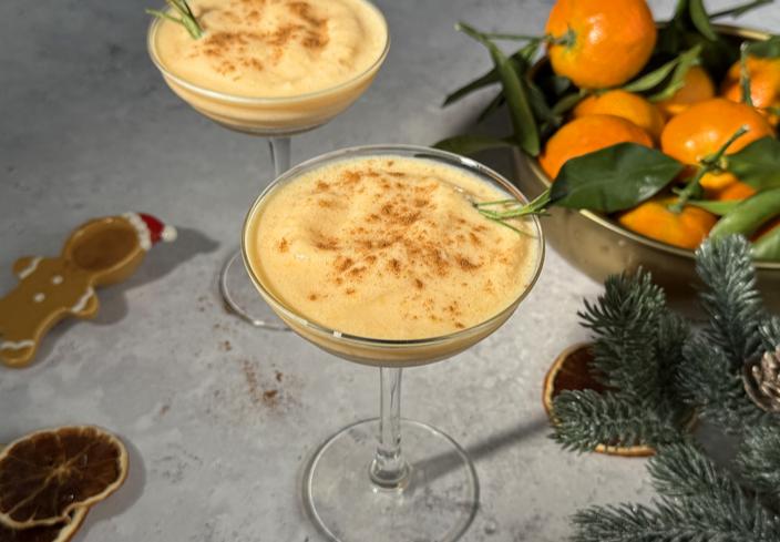 Sorbete de mandarina al cava