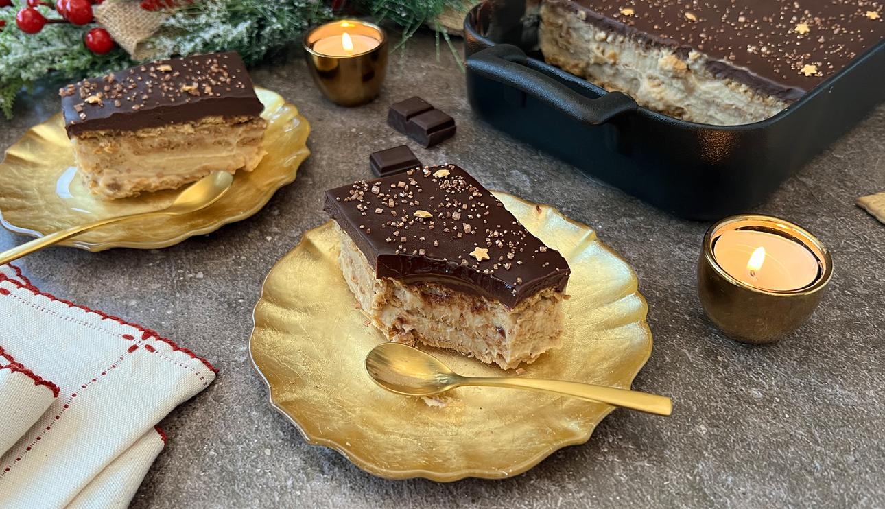 Tarta de la abuela de turrón