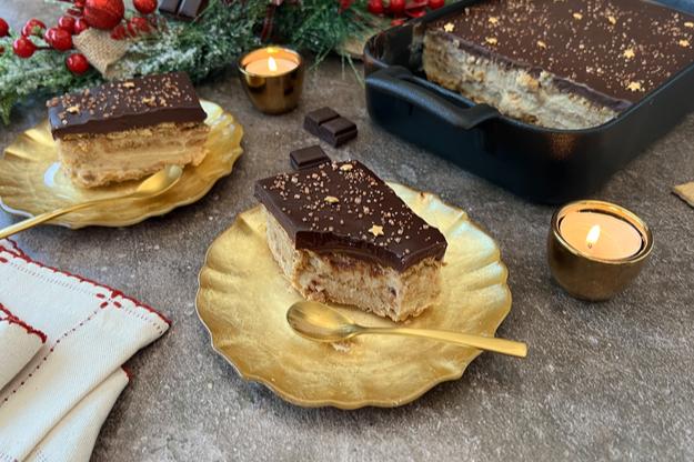 Tarta de la abuela de turrón