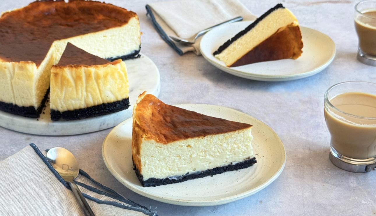 Tarta de queso en air fryer