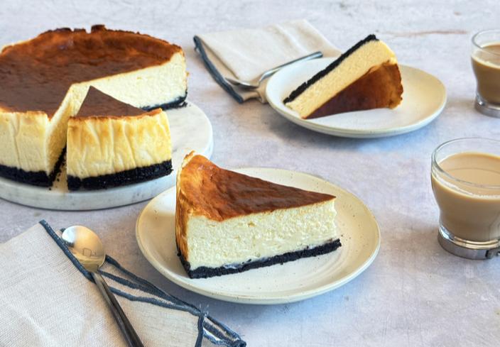 Tarta de queso en air fryer