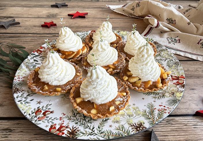 Tartaletas de Banoffee para Navidad