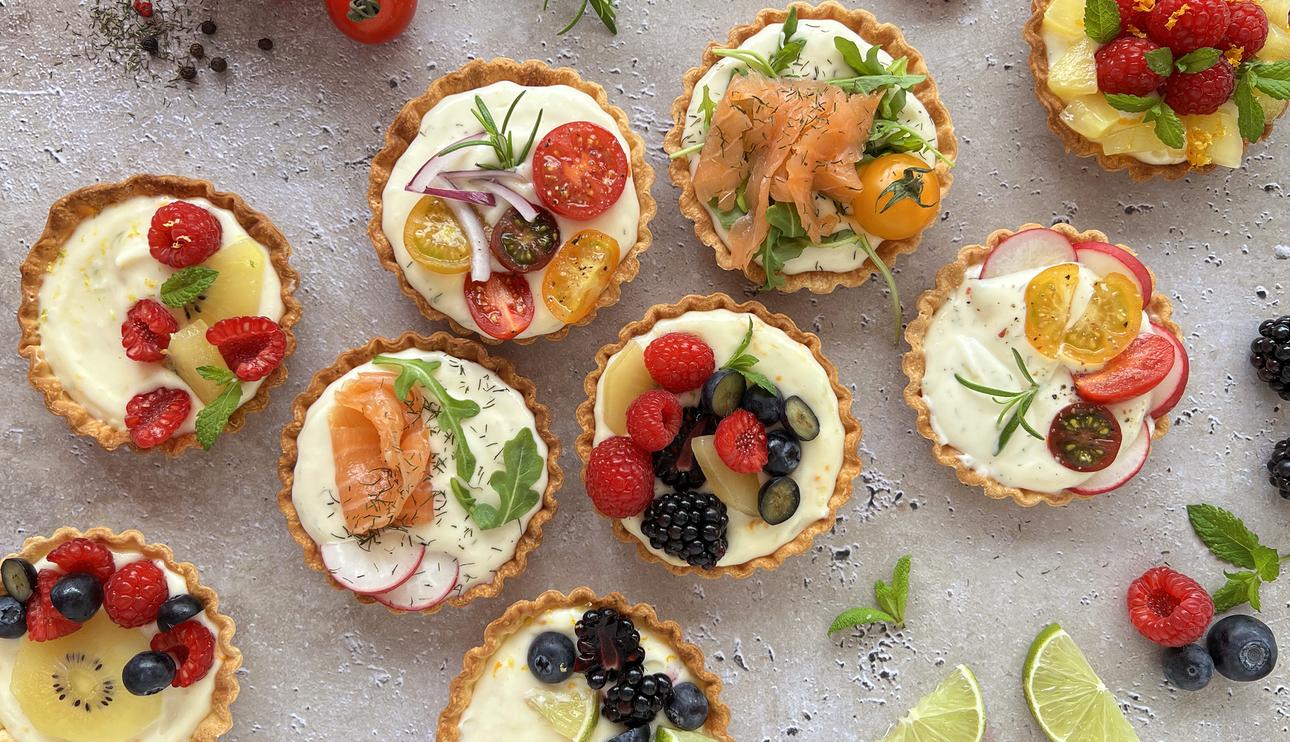 Tartaletas variadas con Vital Proteins