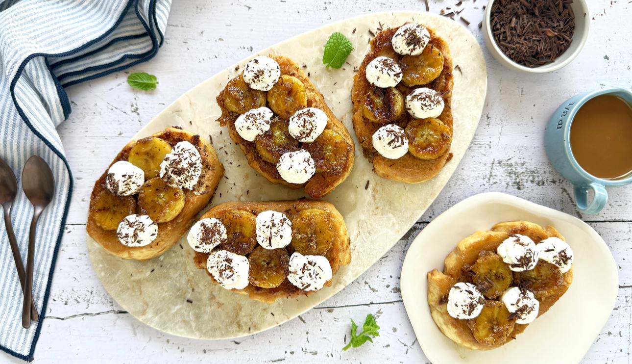 Torrijas de banoffee