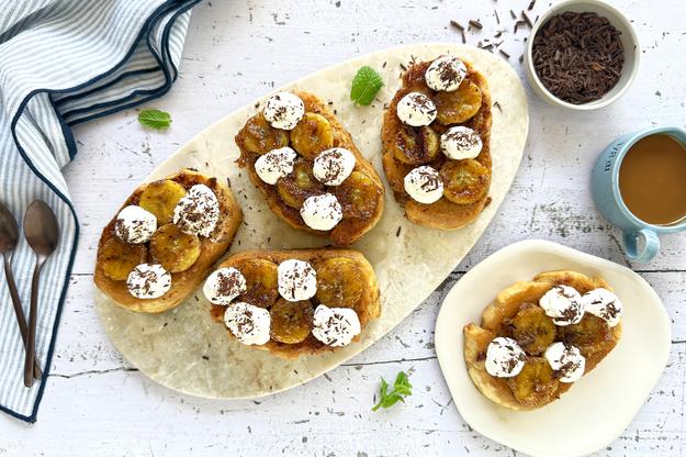 Torrijas de banoffee