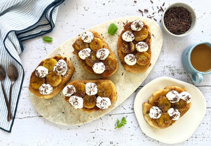 Torrijas de banoffee