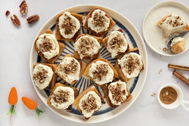 Torrijas de carrot cake
