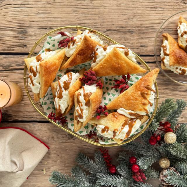 Postres con hojaldre