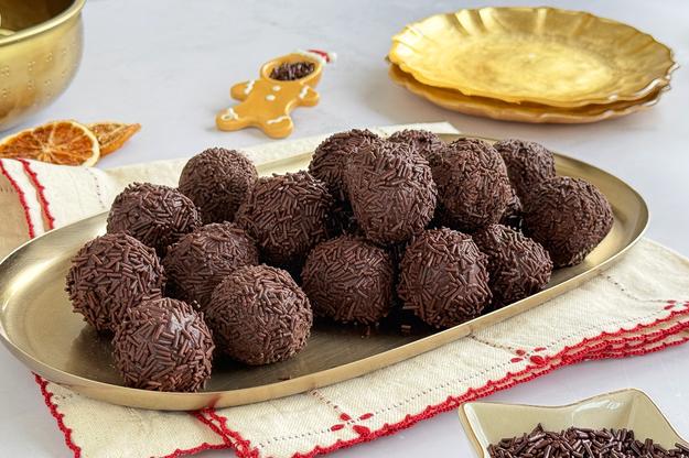 Trufas de leche condensada y chocolate