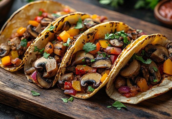 Fajitas vegetarianas